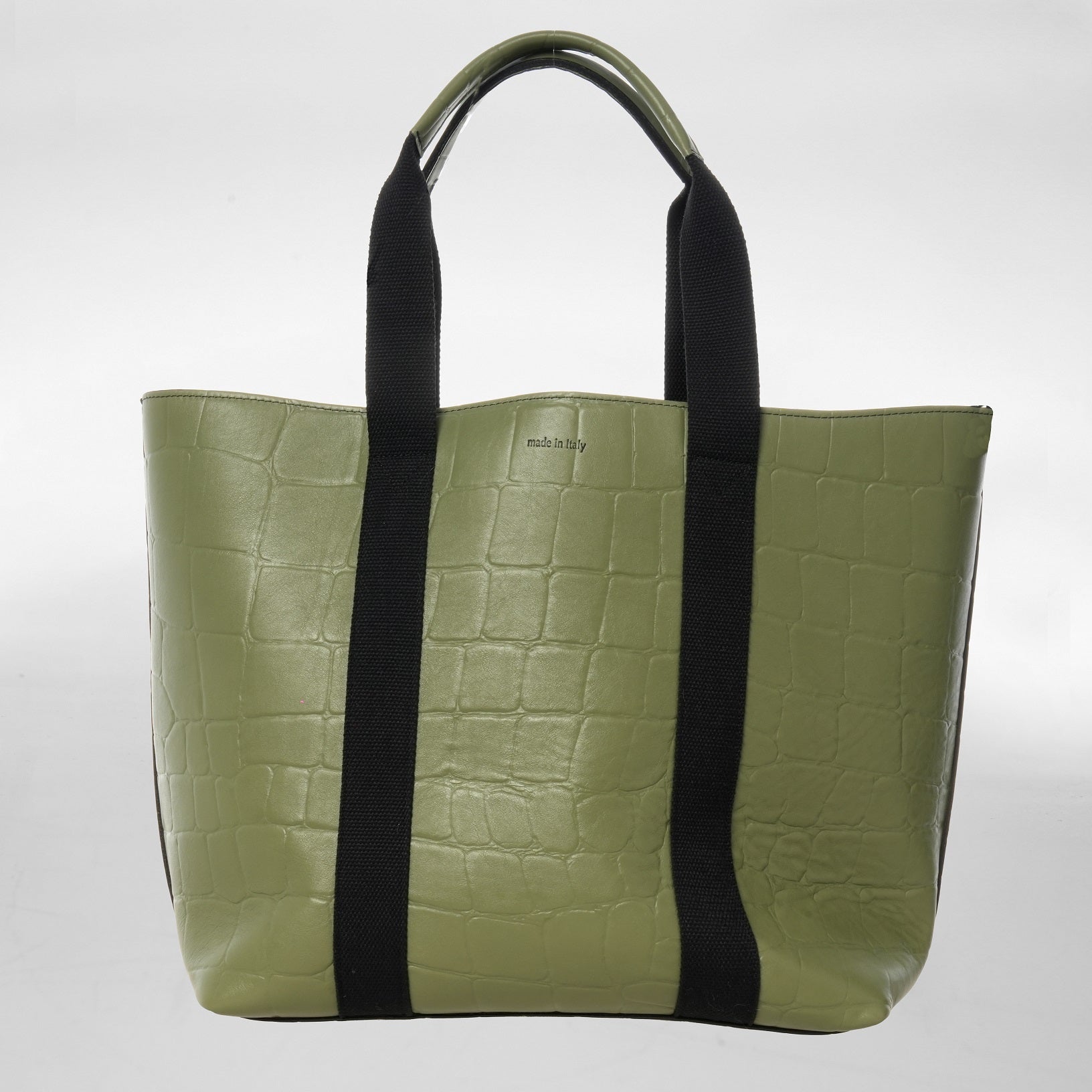 FUNNY TORTUE in Pelle Olive