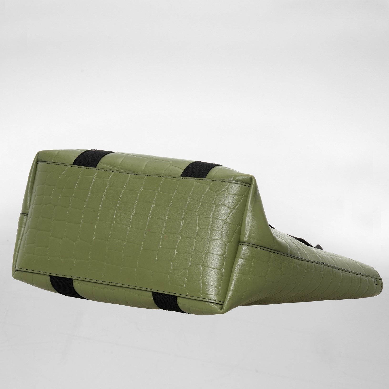 FUNNY TORTUE in Pelle Olive