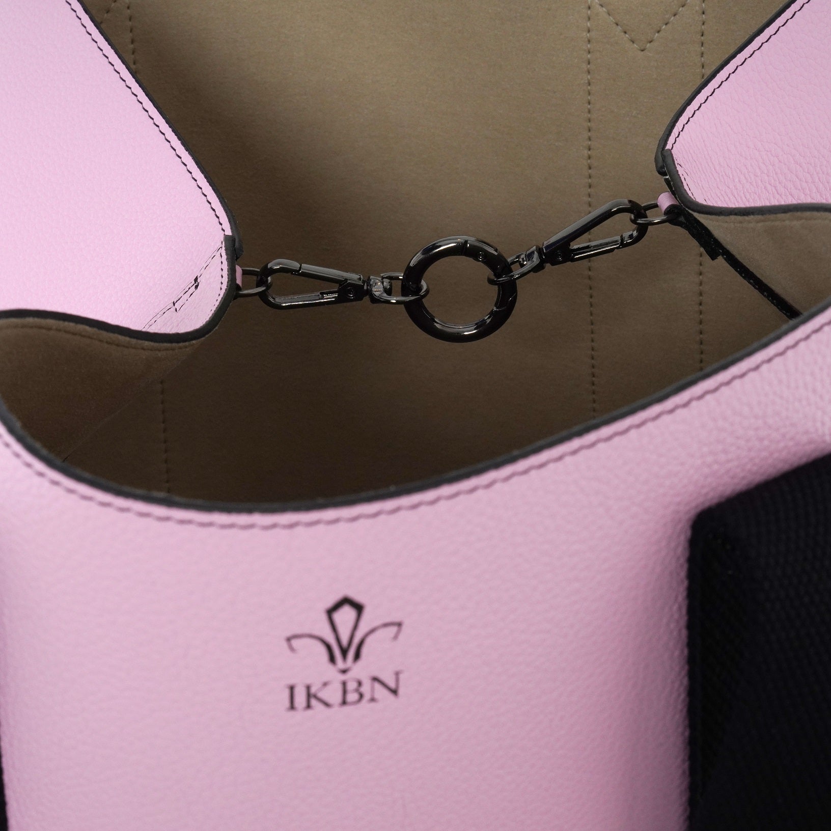 FUNNY BAG in Pelle barbie