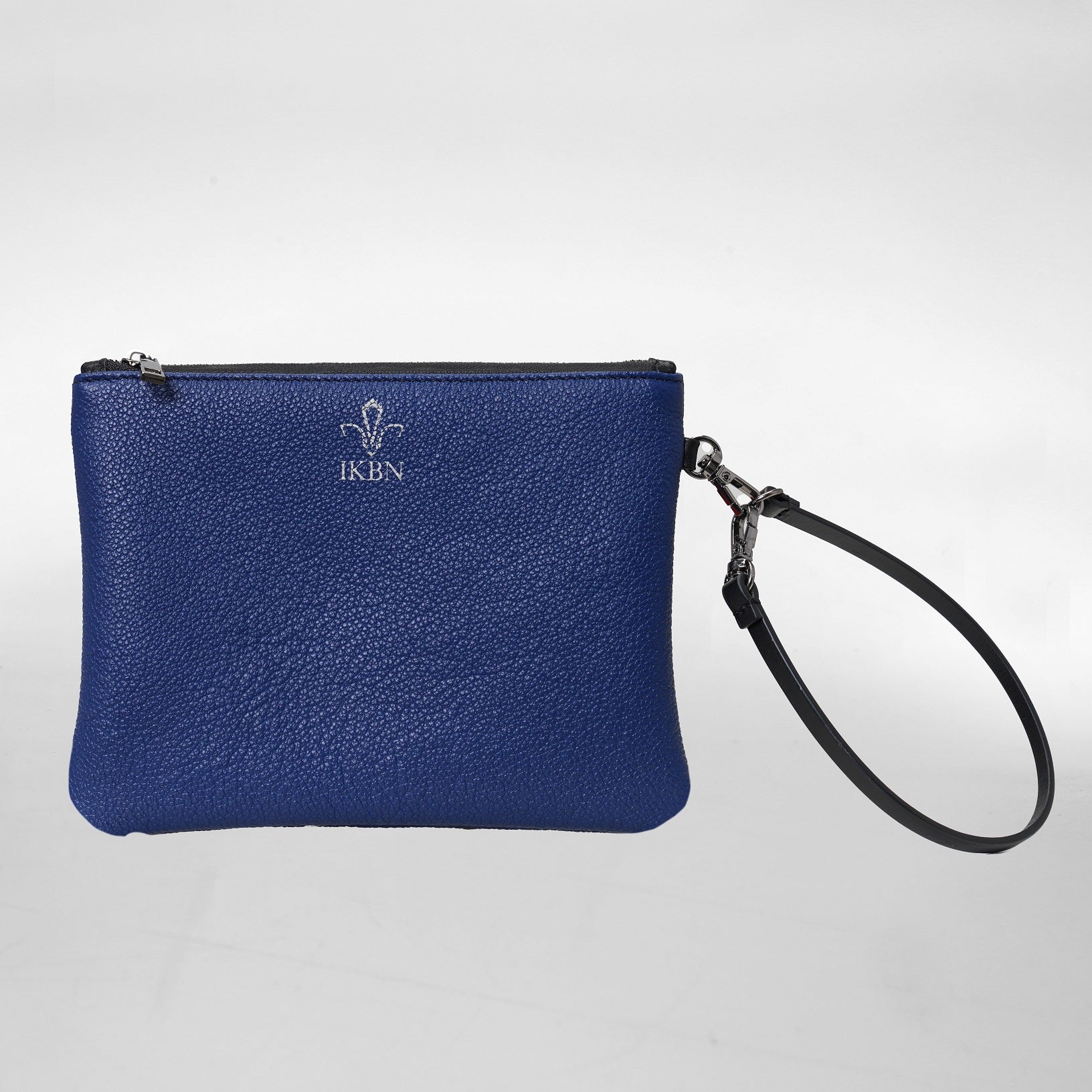 PETITE POCHETTE in Pelle bleu