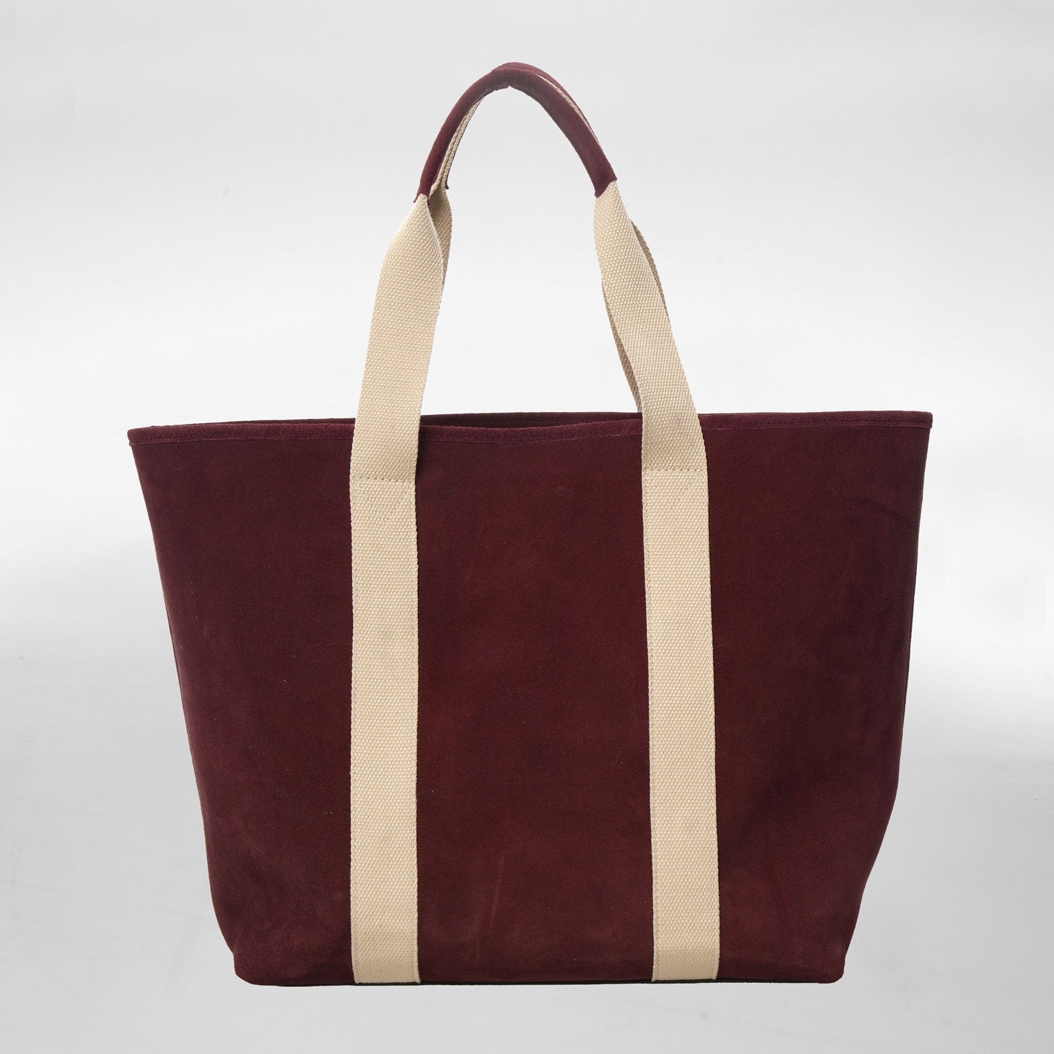 FUNNY BAG IN SUÈDE BORDEAUX