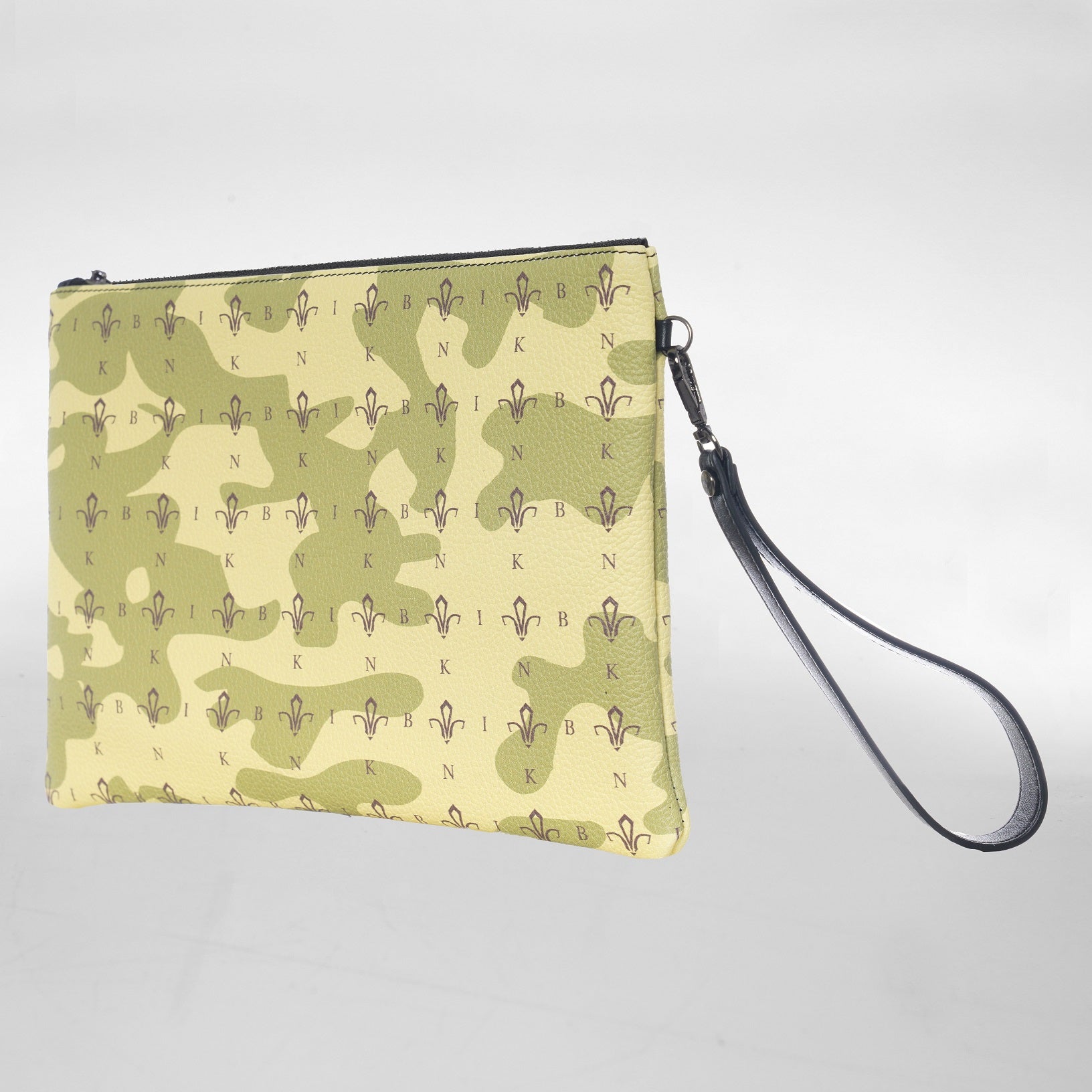 GRANDE POCHETTE in Pelle stampa camo