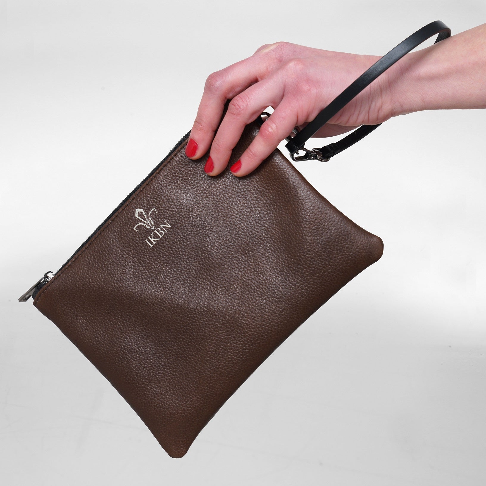 PETITE POCHETTE in Pelle marron