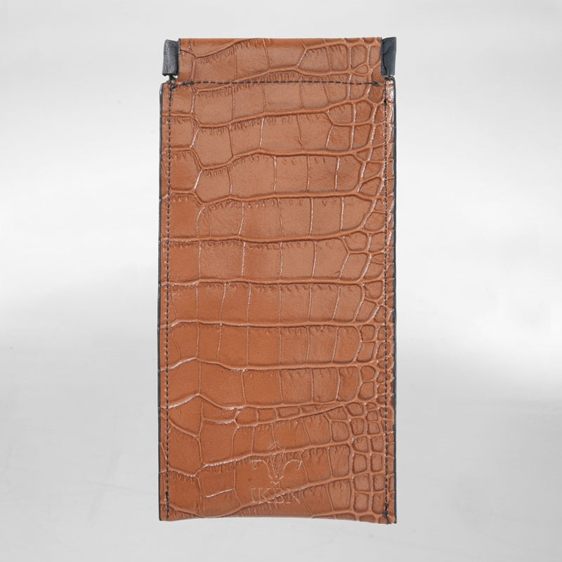 SUNGLASSES CLAP CASE MARRON