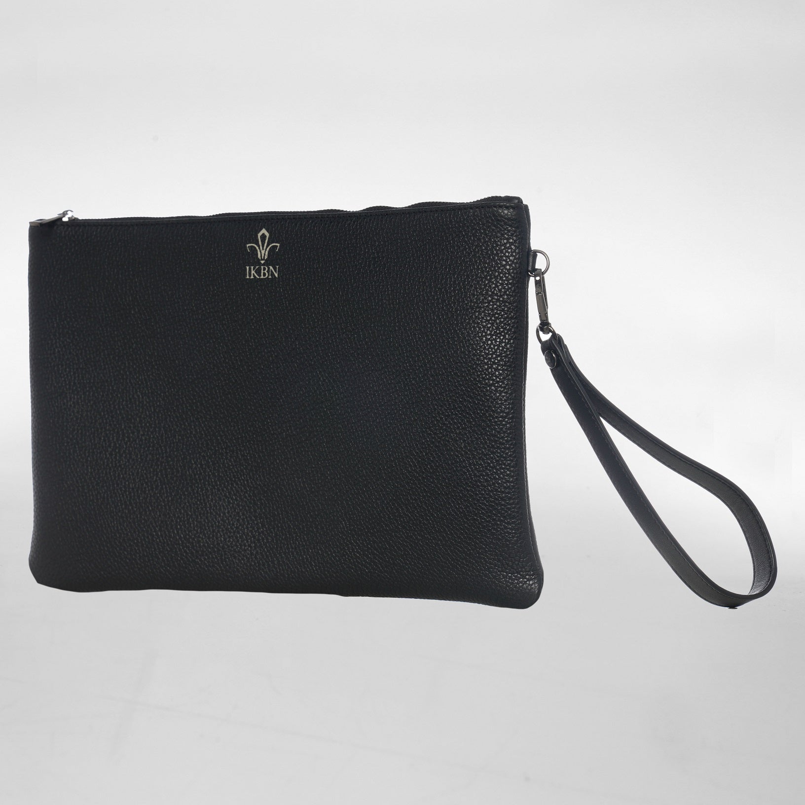 GRANDE POCHETTE in Pelle noir