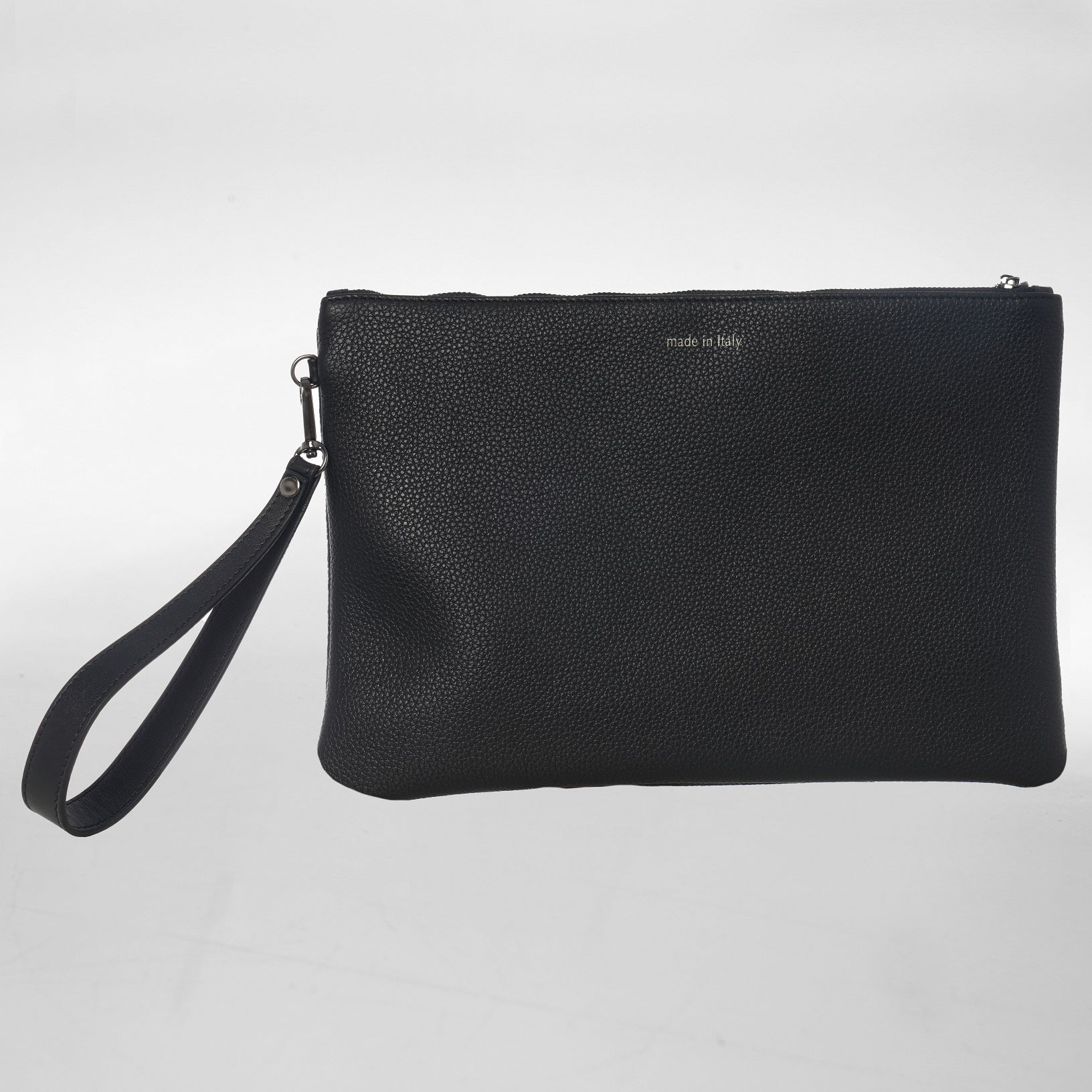 GRANDE POCHETTE in Pelle noir