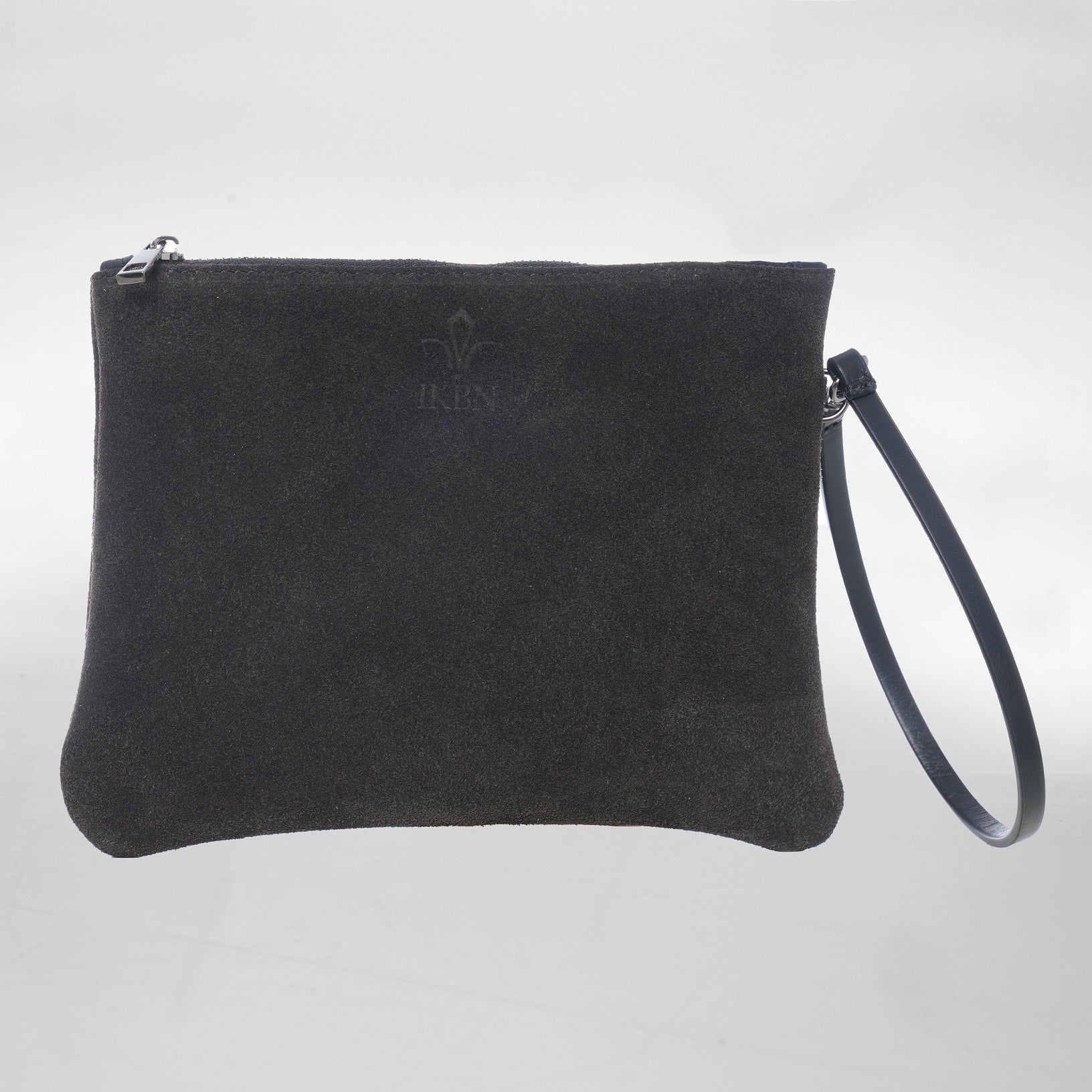 PETITE POCHETTE in Pelle suède marron