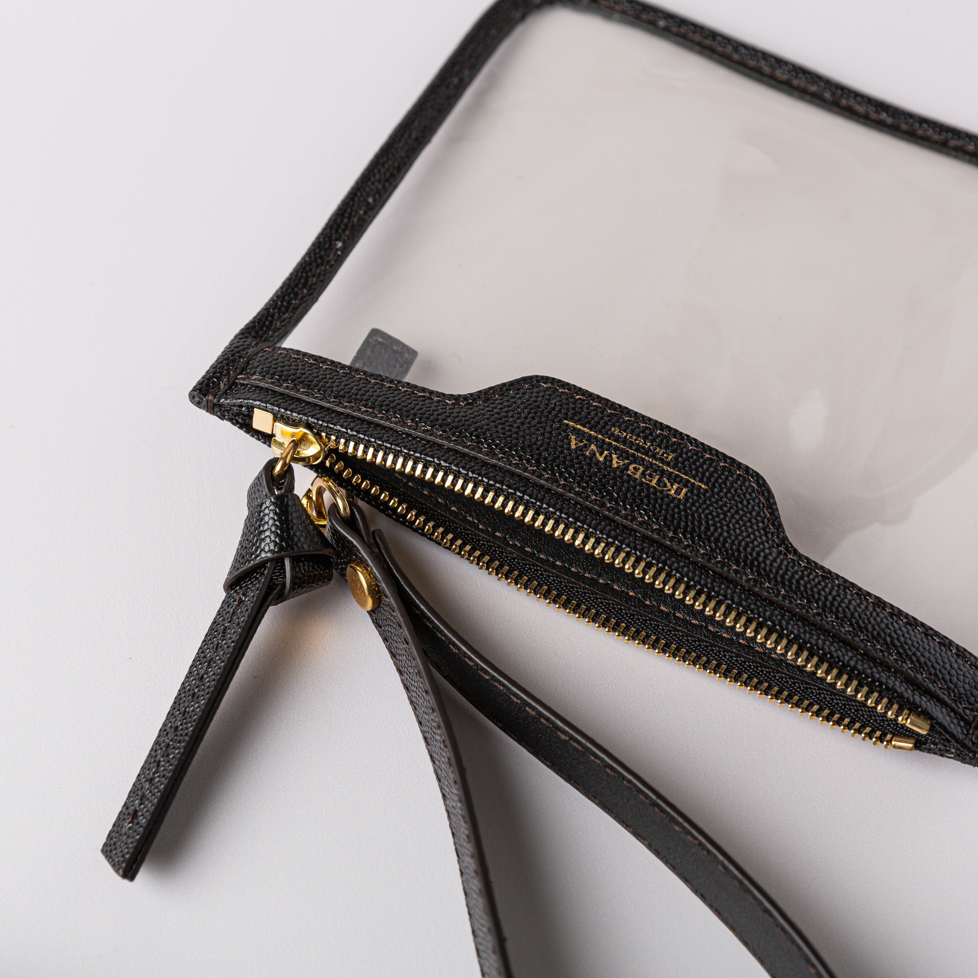 IKEBANA POCHETTE in Pelle e PVC con Maniglia