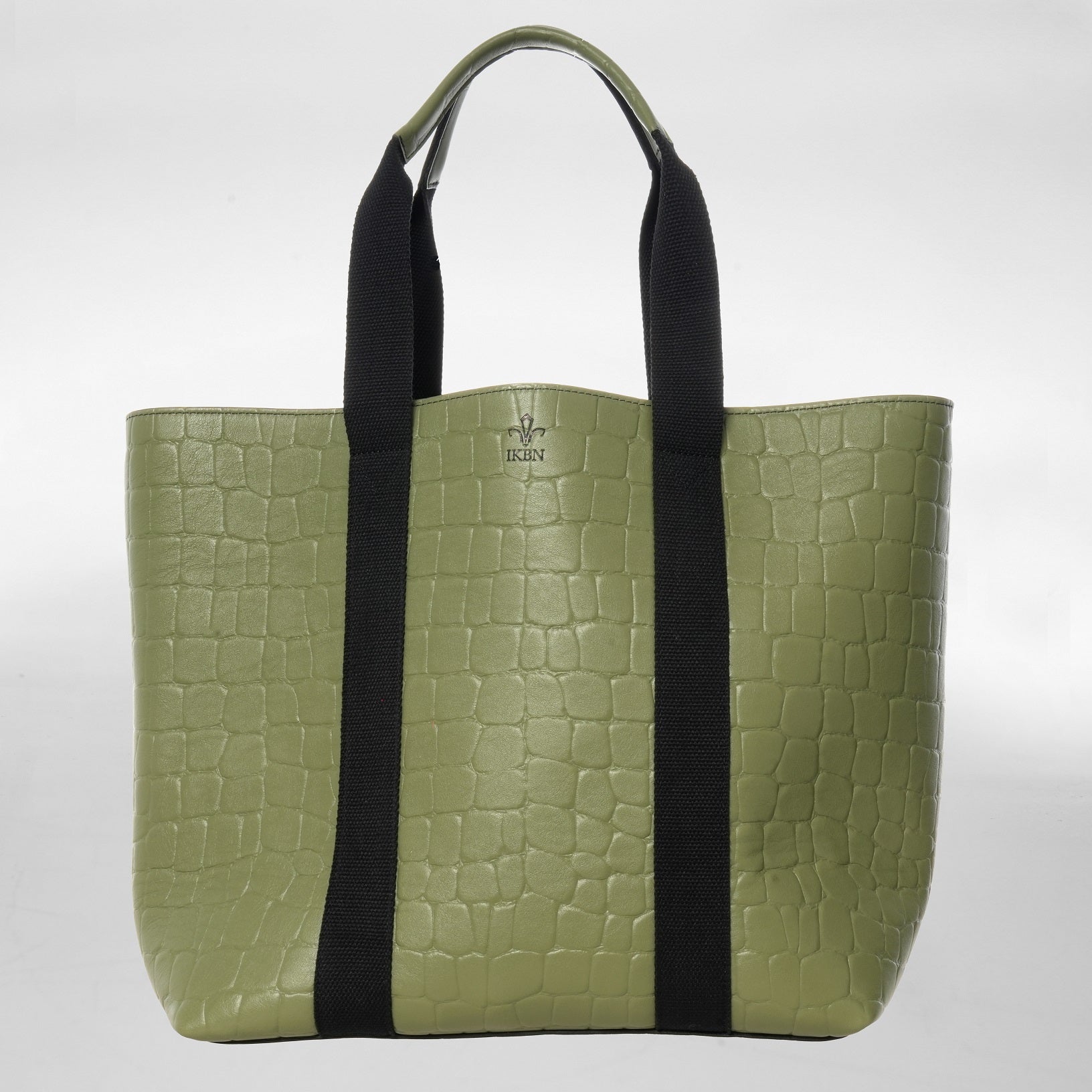 FUNNY TORTUE in Pelle Olive