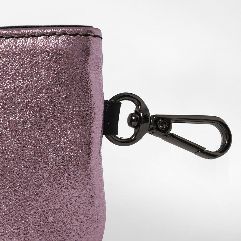 EASY-POCKET in Pelle Viola Laminato