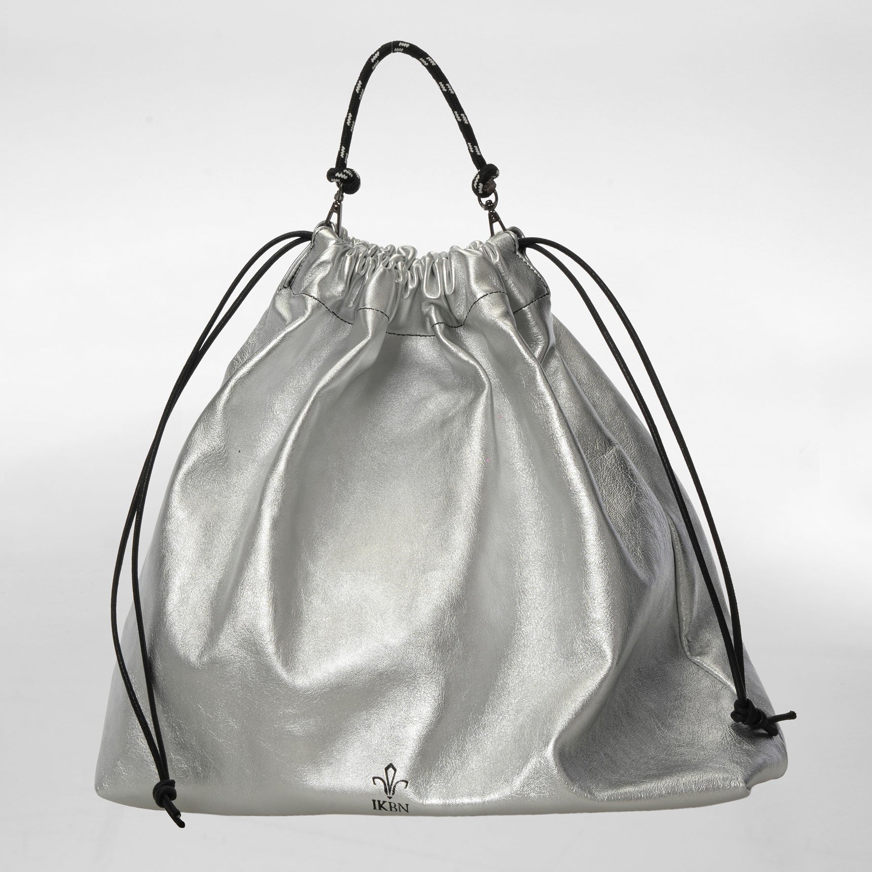 CABAS ARGENT MÉTALLIQUE