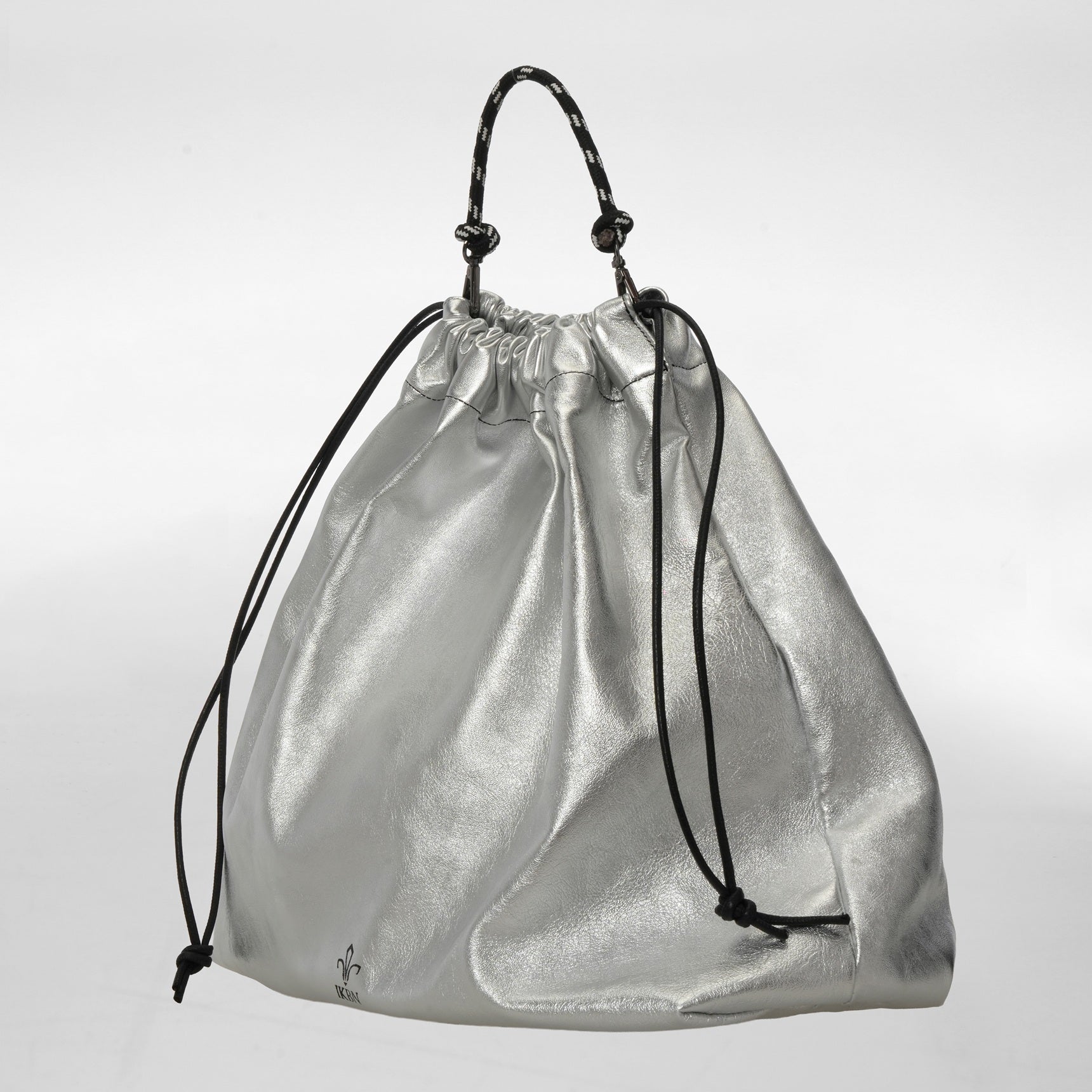 CABAS ARGENT MÉTALLIQUE