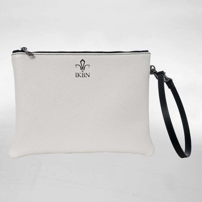 PETITE POCHETTE in Pelle blanc