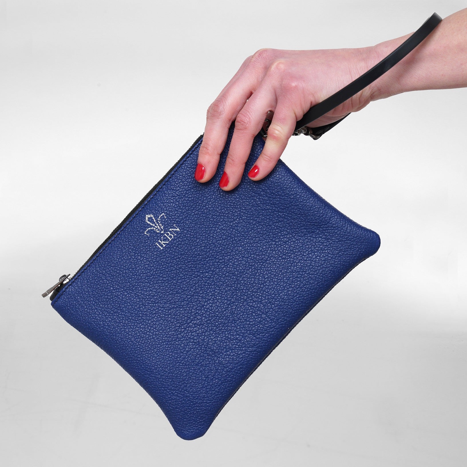 PETITE POCHETTE in Pelle bleu