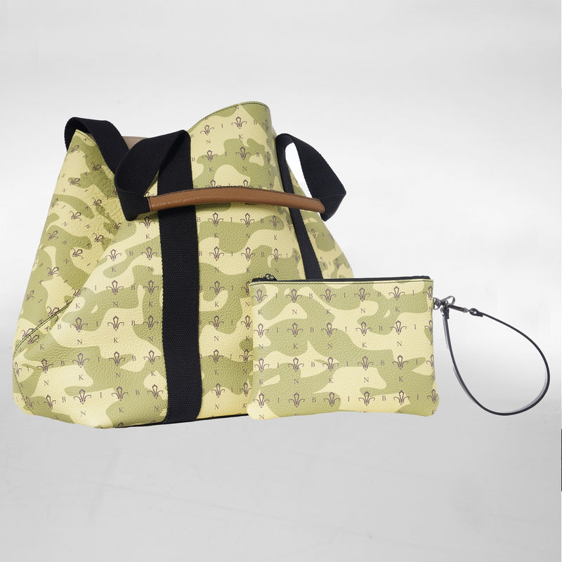 FUNNY BAG in Pelle Stampa Camo