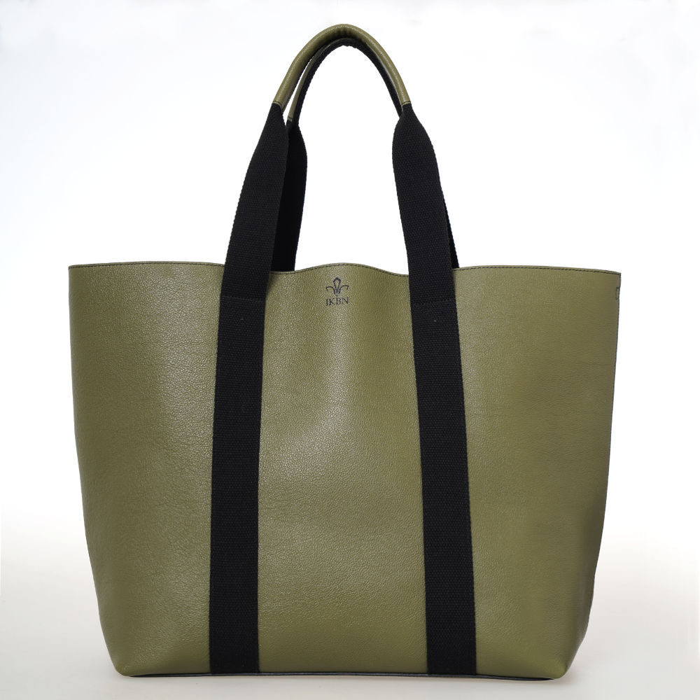 FUNNY BAG in Pelle Olive