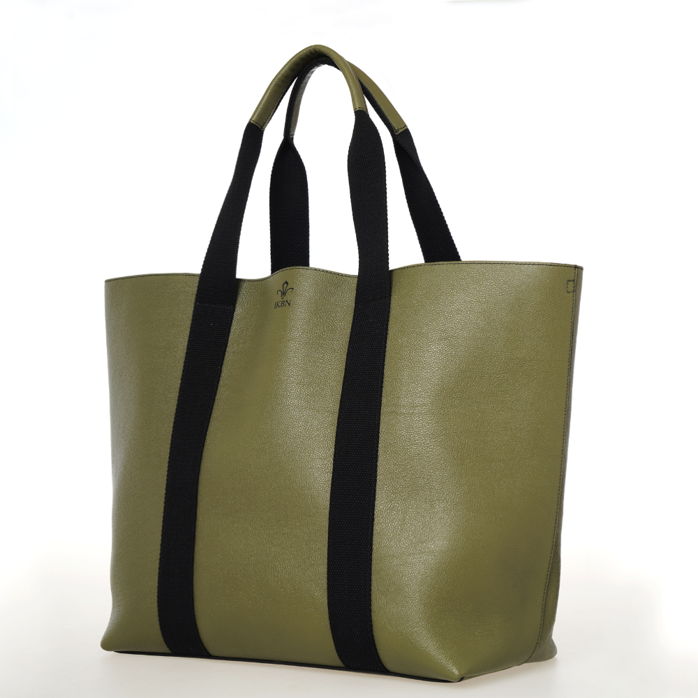 FUNNY BAG in Pelle Olive