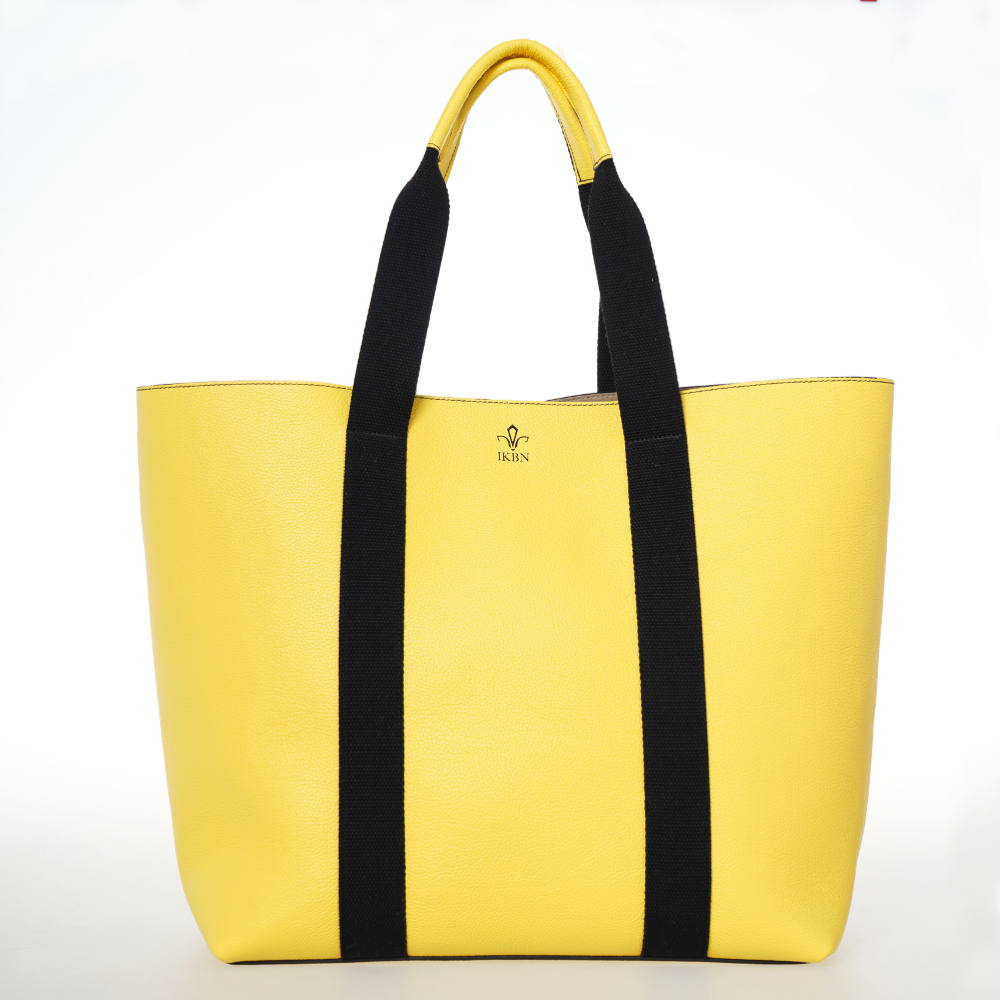 FUNNY BAG in Pelle Jaune