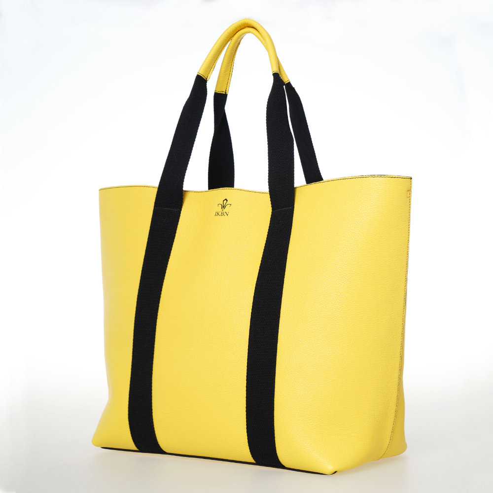 FUNNY BAG in Pelle Jaune