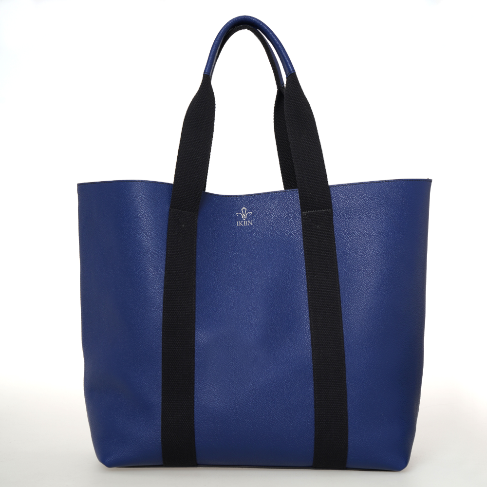 FUNNY BAG in Pelle Bleu