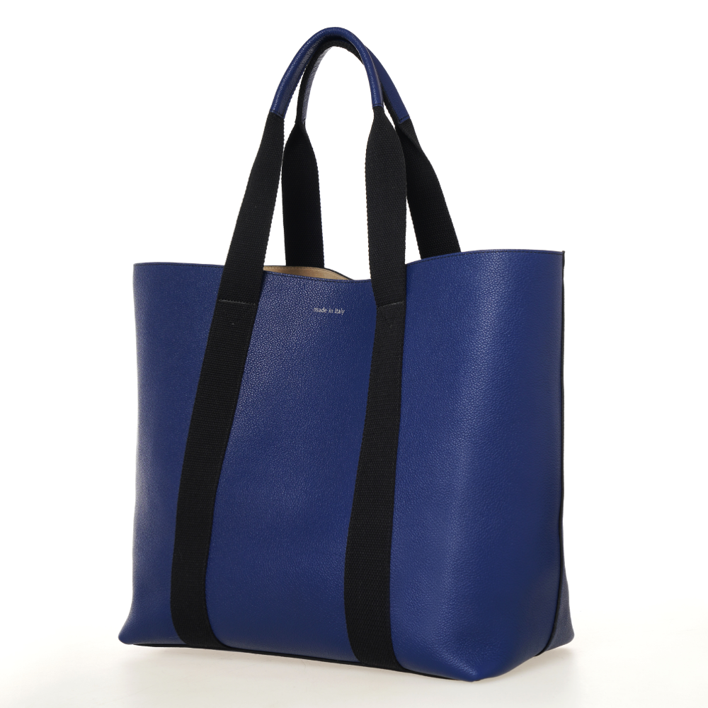 FUNNY BAG in Pelle Bleu