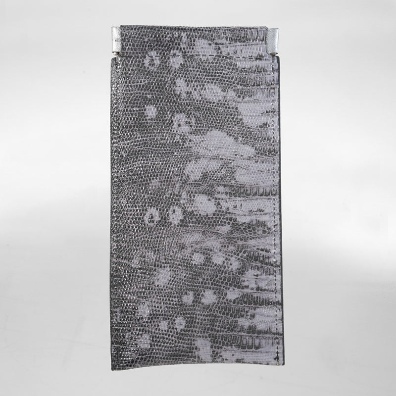 SUNGLASSES CLAP CASE LéZARD GRIS