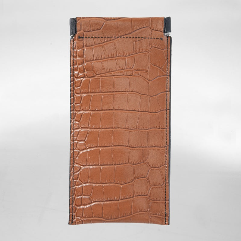 SUNGLASSES CLAP CASE MARRON