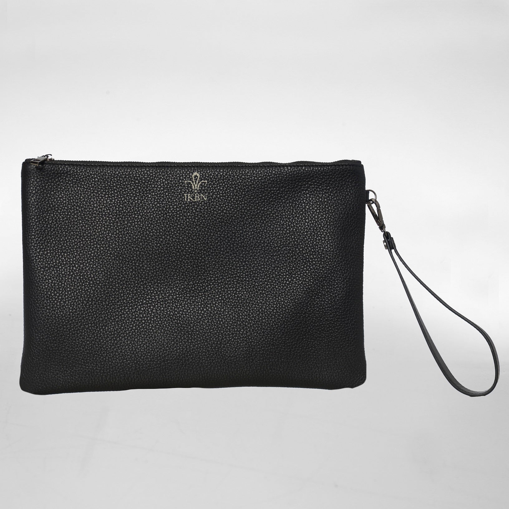 GRANDE POCHETTE in Pelle noir