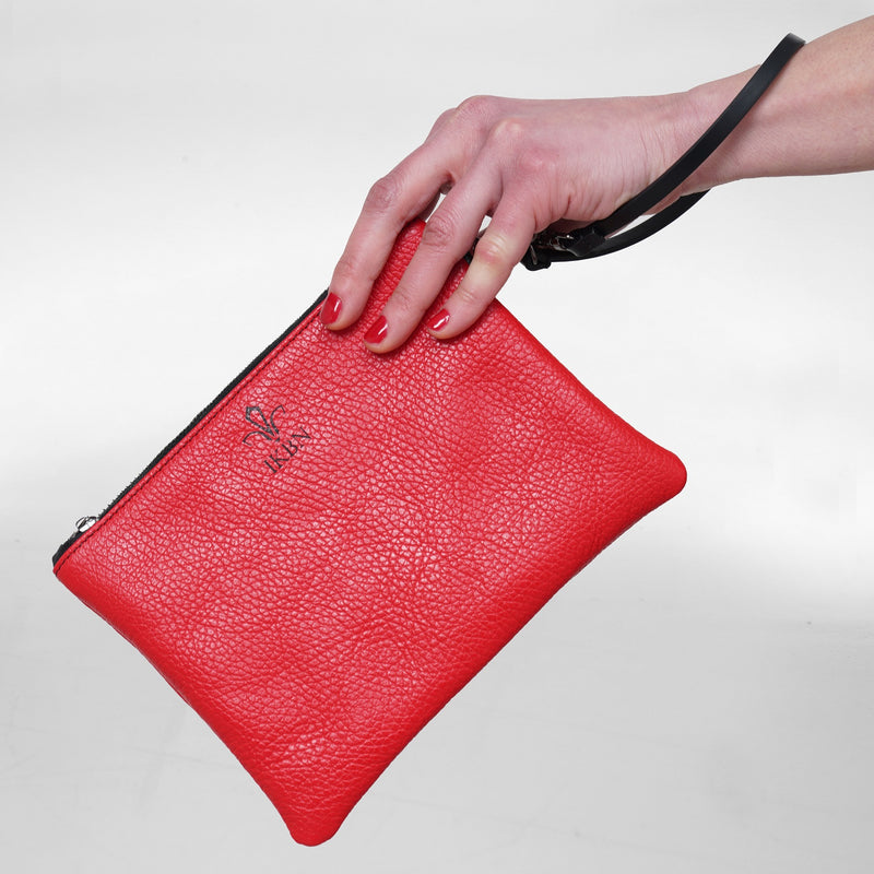 PETITE POCHETTE in Pelle rouge