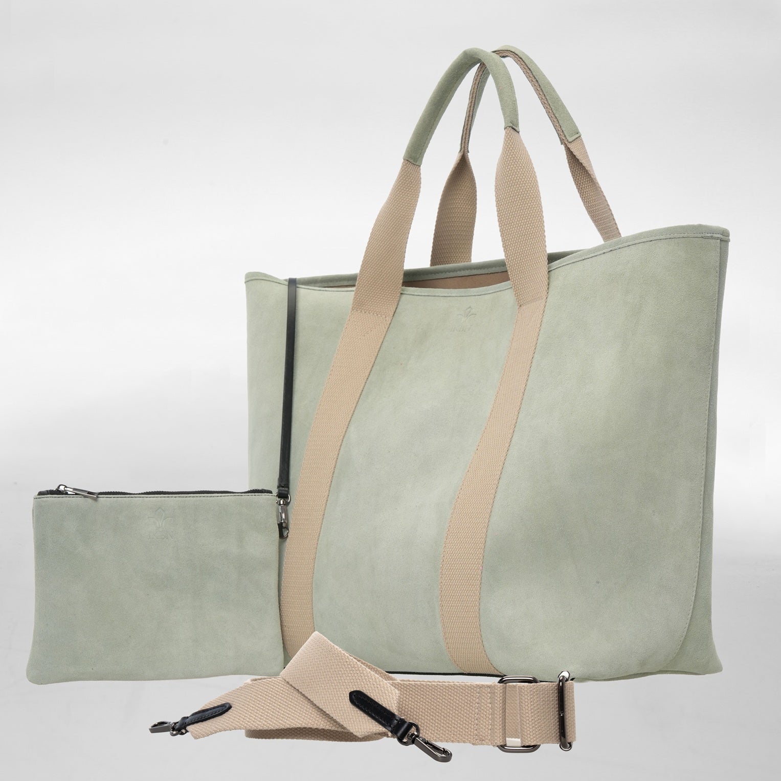 FUNNY BAG IN SUÈDE WASABI